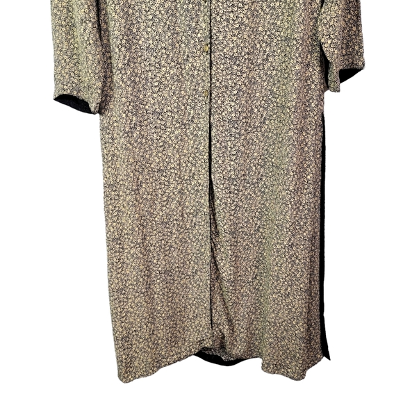 April Cornell Vintage Floral Full Length Two Piece Duster Cover up & Skirt L - Picture 5 of 16